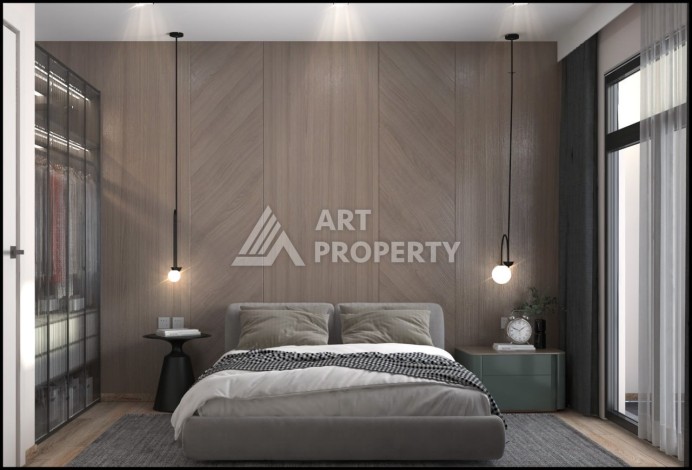 Квартиры 1+1 и 2+1 от 63 кв.м. в прекрасном районе Арпачбахшиш, Мерсин. - Ракурс 16