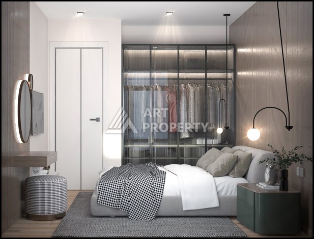 Квартиры 1+1 и 2+1 от 63 кв.м. в прекрасном районе Арпачбахшиш, Мерсин. - Ракурс 19