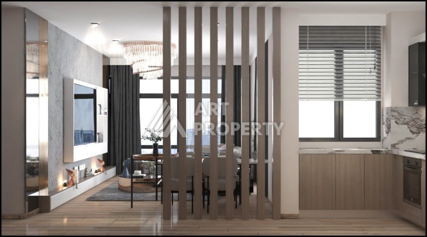 Квартиры 1+1 и 2+1 от 63 кв.м. в прекрасном районе Арпачбахшиш, Мерсин. - Ракурс 22