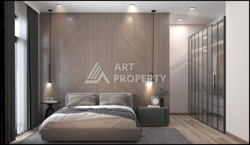 Квартиры 1+1 и 2+1 от 63 кв.м. в прекрасном районе Арпачбахшиш, Мерсин. - Ракурс 23