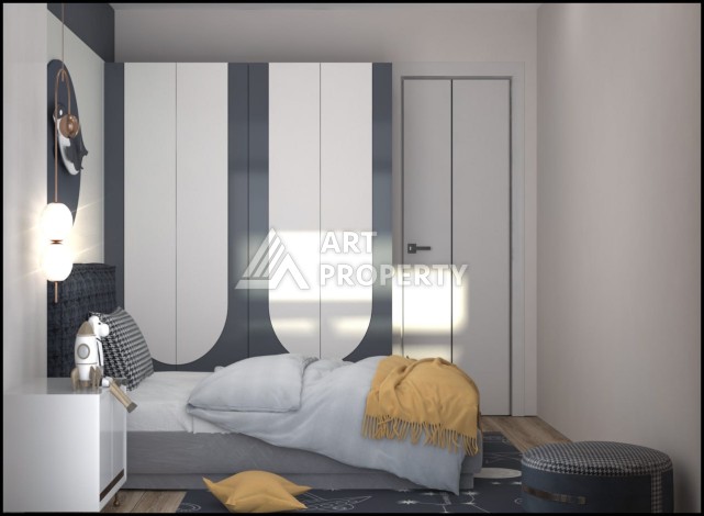 Квартиры 1+1 и 2+1 от 63 кв.м. в прекрасном районе Арпачбахшиш, Мерсин. - Ракурс 24