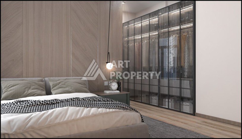 Квартиры 1+1 и 2+1 от 63 кв.м. в прекрасном районе Арпачбахшиш, Мерсин. - Ракурс 26