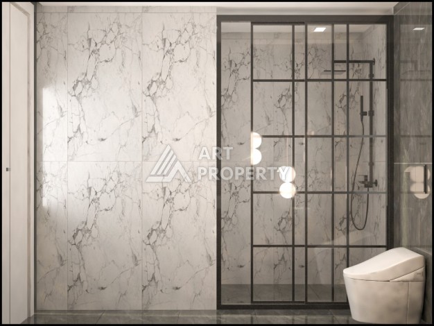 Квартиры 1+1 и 2+1 от 63 кв.м. в прекрасном районе Арпачбахшиш, Мерсин. - Ракурс 37