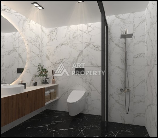 Проект с квартирами 2+1 под гражданство в Мерсине, район Томюк. - Ракурс 13