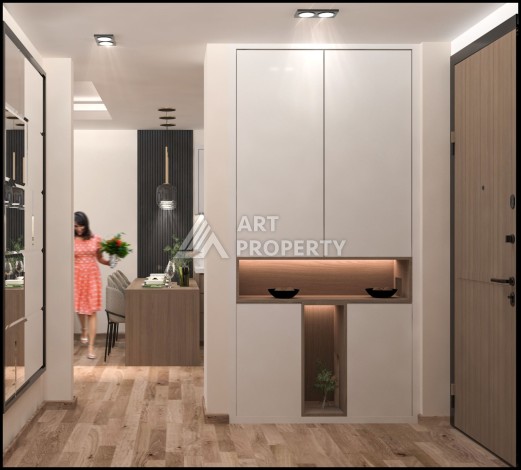 Проект с квартирами 2+1 под гражданство в Мерсине, район Томюк. - Ракурс 18