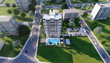 Проект с квартирами 1+1 с отличной локацией в районе Енишехир, 62 кв.м. - Ракурс 5