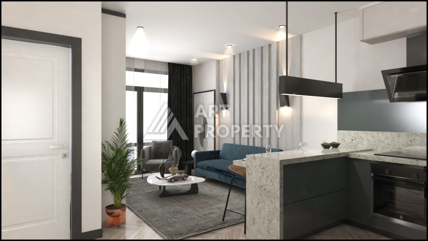 Жилая резиденция в 5 минутах от моря. Квартиры от 62 кв.м. в Эрдемли, Мерсин. - Ракурс 10