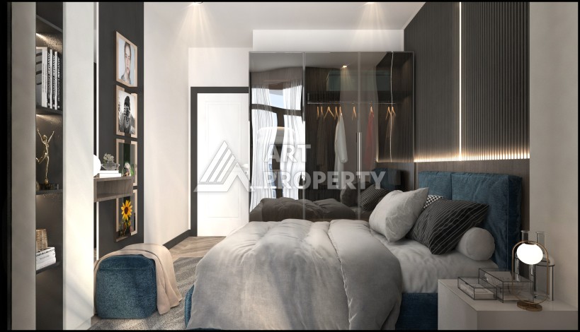 Жилая резиденция в 5 минутах от моря. Квартиры от 62 кв.м. в Эрдемли, Мерсин. - Ракурс 14