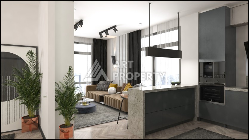 Жилая резиденция в 5 минутах от моря. Квартиры от 62 кв.м. в Эрдемли, Мерсин. - Ракурс 19