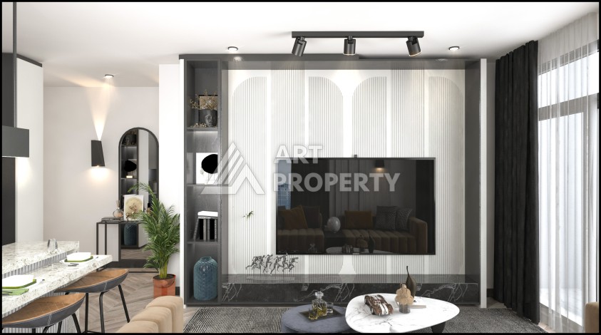 Жилая резиденция в 5 минутах от моря. Квартиры от 62 кв.м. в Эрдемли, Мерсин. - Ракурс 24