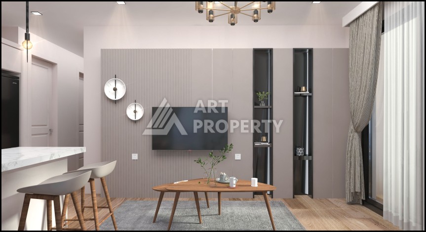 Комфортабельные квартиры от 69 до 120 кв.м. в районе Арпачбахшиш, Мерсин. - Ракурс 8