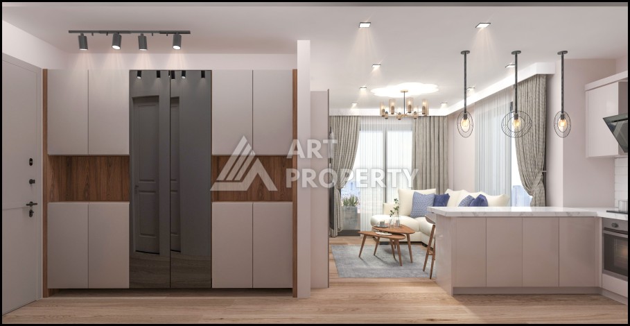 Комфортабельные квартиры от 69 до 120 кв.м. в районе Арпачбахшиш, Мерсин. - Ракурс 9