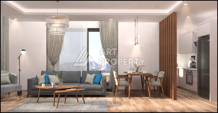 Комфортабельные квартиры от 69 до 120 кв.м. в районе Арпачбахшиш, Мерсин. - Ракурс 11