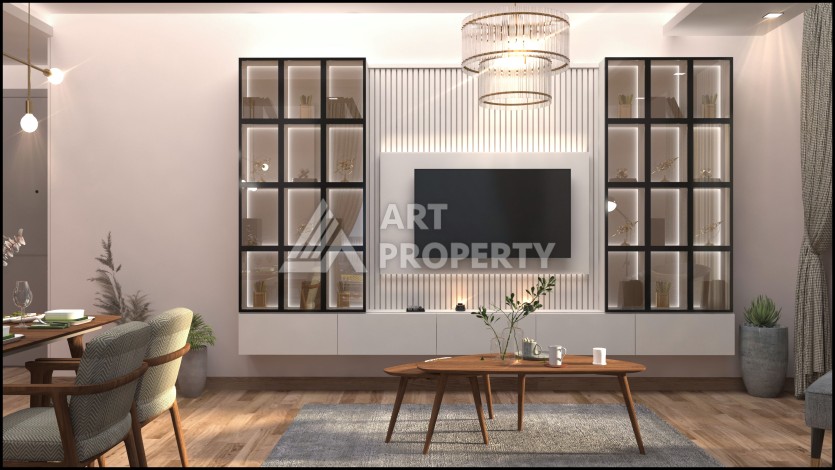 Комфортабельные квартиры от 69 до 120 кв.м. в районе Арпачбахшиш, Мерсин. - Ракурс 13