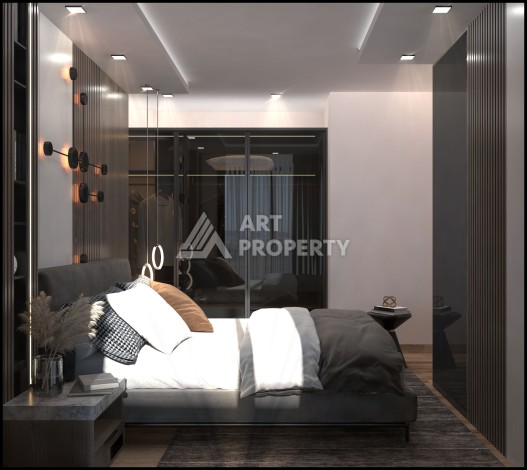 Комфортабельные квартиры от 69 до 120 кв.м. в районе Арпачбахшиш, Мерсин. - Ракурс 17