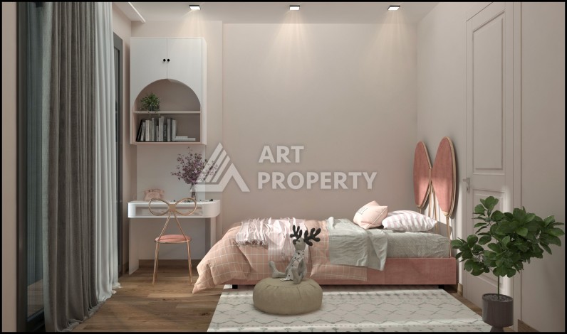 Комфортабельные квартиры от 69 до 120 кв.м. в районе Арпачбахшиш, Мерсин. - Ракурс 19