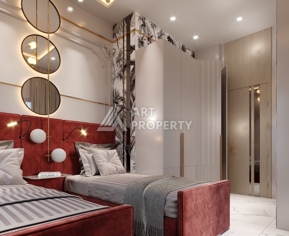 Шикарная вилла на этапе строительства в элитном районе Каргыджак - Ракурс 20