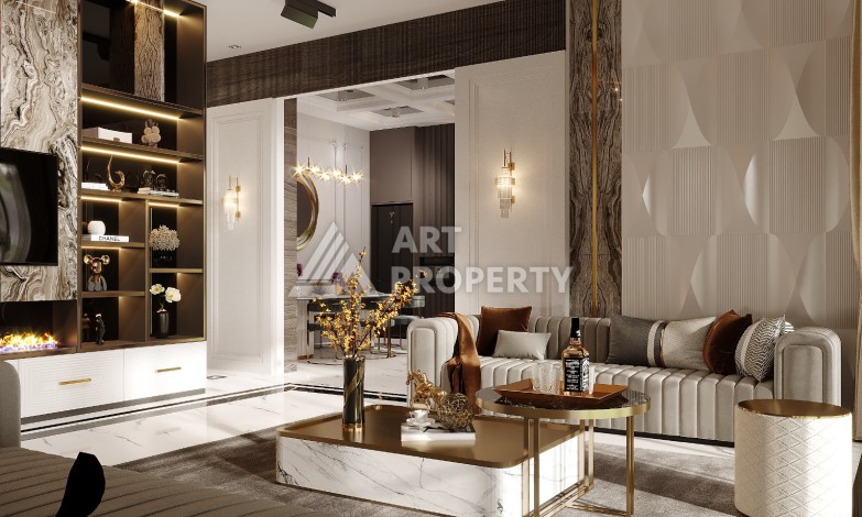 Шикарная вилла на этапе строительства в элитном районе Каргыджак - Ракурс 22