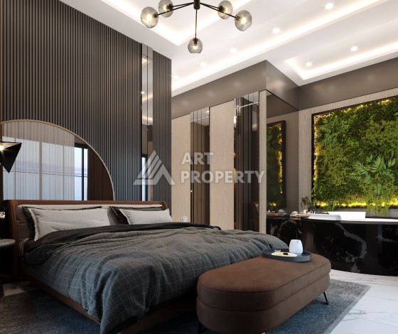 Шикарная вилла на этапе строительства в элитном районе Каргыджак - Ракурс 14