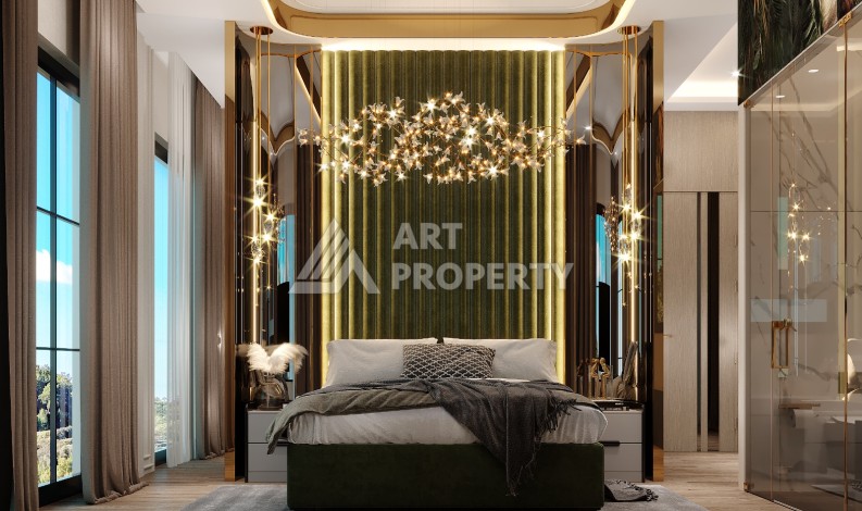 Шикарная вилла на этапе строительства в элитном районе Каргыджак - Ракурс 16