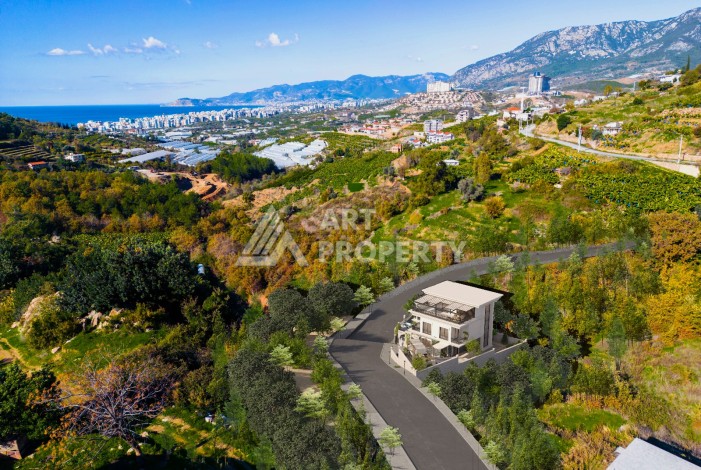 Шикарная вилла на этапе строительства в элитном районе Каргыджак - Ракурс 7