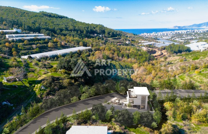 Шикарная вилла на этапе строительства в элитном районе Каргыджак - Ракурс 9