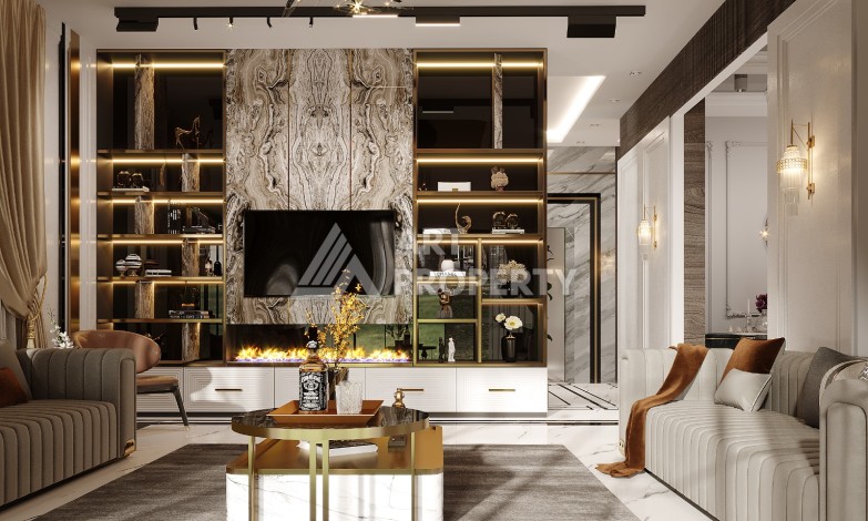 Шикарная вилла на этапе строительства в элитном районе Каргыджак - Ракурс 23