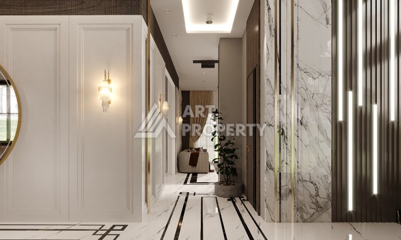 Шикарная вилла на этапе строительства в элитном районе Каргыджак - Ракурс 34