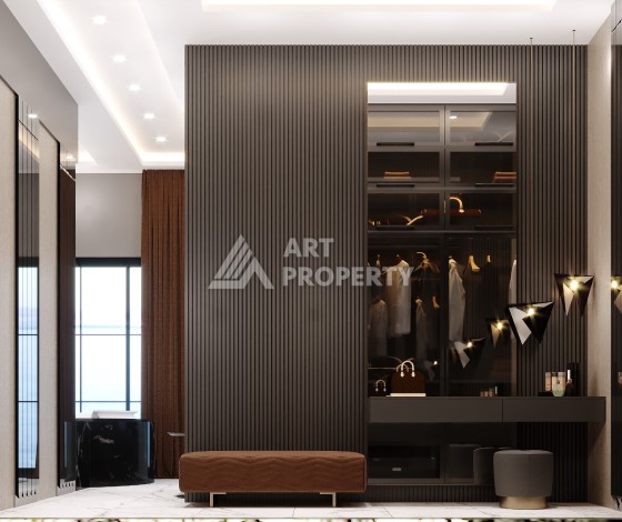 Шикарная вилла на этапе строительства в элитном районе Каргыджак - Ракурс 35