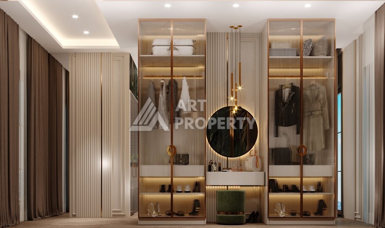 Шикарная вилла на этапе строительства в элитном районе Каргыджак - Ракурс 36