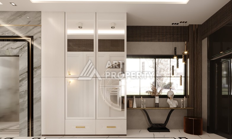 Шикарная вилла на этапе строительства в элитном районе Каргыджак - Ракурс 38