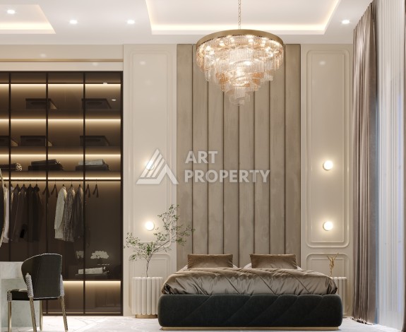 Шикарная вилла на этапе строительства в элитном районе Каргыджак - Ракурс 40