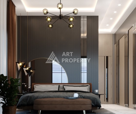 Шикарная вилла на этапе строительства в элитном районе Каргыджак - Ракурс 25