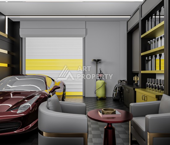 Шикарная вилла на этапе строительства в элитном районе Каргыджак - Ракурс 50