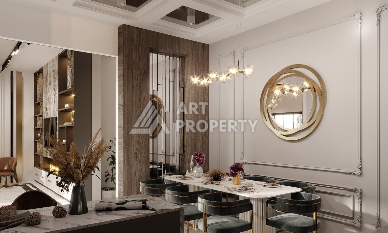 Шикарная вилла на этапе строительства в элитном районе Каргыджак - Ракурс 43