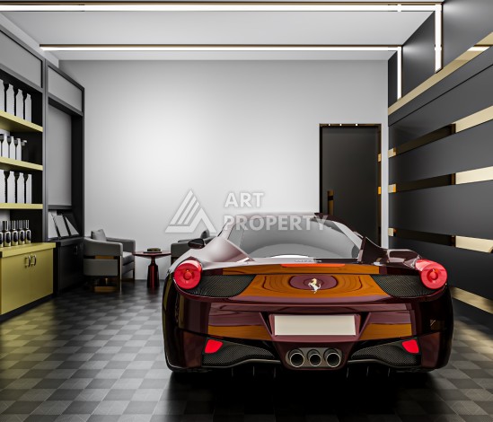 Шикарная вилла на этапе строительства в элитном районе Каргыджак - Ракурс 53