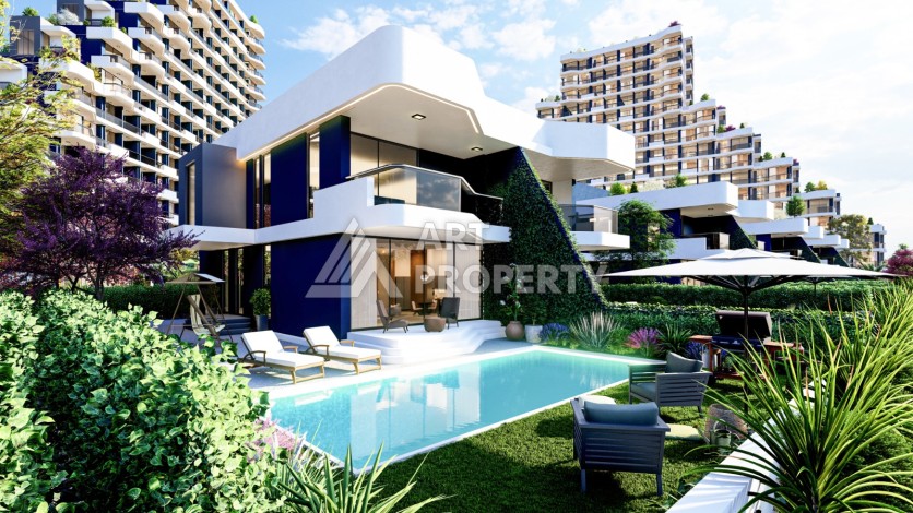 Масштабный проект на старте строительства с квартирами и виллами от 65 кв.м. Томюк, Мерсин. - Ракурс 3