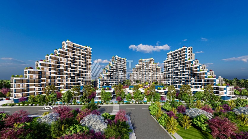 Масштабный проект на старте строительства с квартирами и виллами от 65 кв.м. Томюк, Мерсин. - Ракурс 13