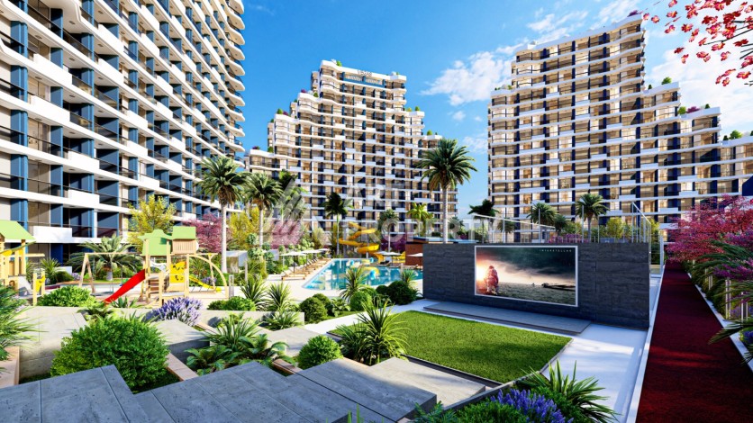 Масштабный проект на старте строительства с квартирами и виллами от 65 кв.м. Томюк, Мерсин. - Ракурс 19