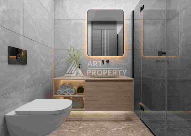 Масштабный проект на старте строительства с квартирами и виллами от 65 кв.м. Томюк, Мерсин. - Ракурс 26