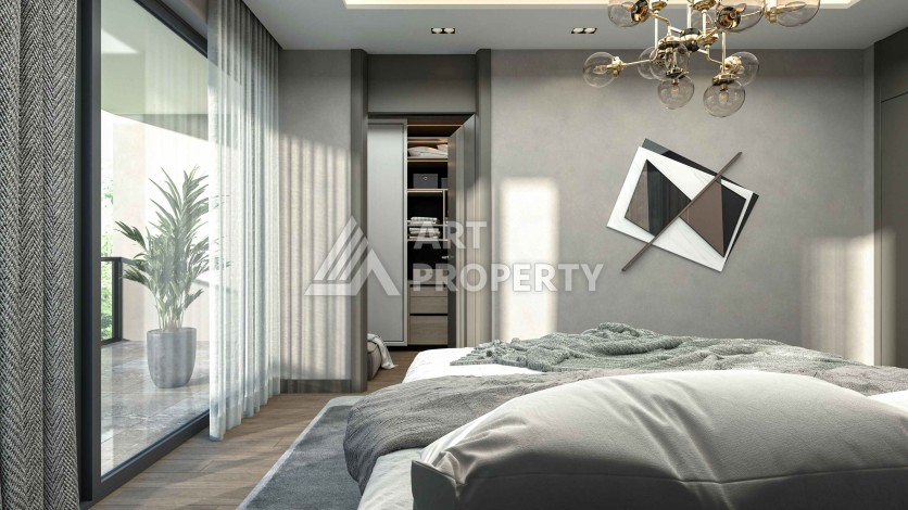 Масштабный проект на старте строительства с квартирами и виллами от 65 кв.м. Томюк, Мерсин. - Ракурс 33