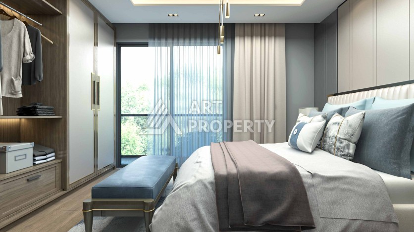 Масштабный проект на старте строительства с квартирами и виллами от 65 кв.м. Томюк, Мерсин. - Ракурс 39