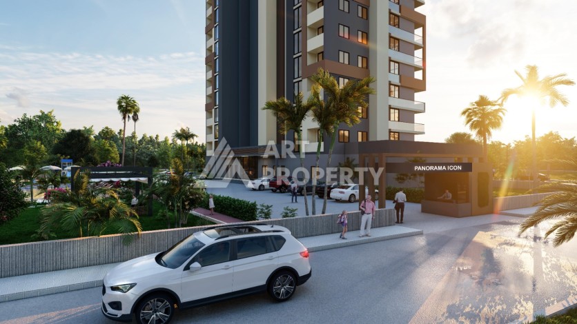 Квартиры 2+1 и 3+1 в 450 метрах от моря. Тедже, Мерсин. - Ракурс 7