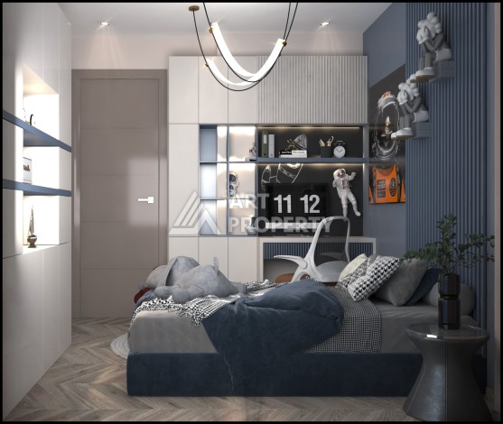 Квартиры 2+1 и 3+1 в 450 метрах от моря. Тедже, Мерсин. - Ракурс 9