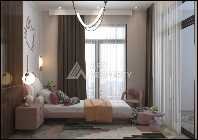 Квартиры 2+1 и 3+1 в 450 метрах от моря. Тедже, Мерсин. - Ракурс 13