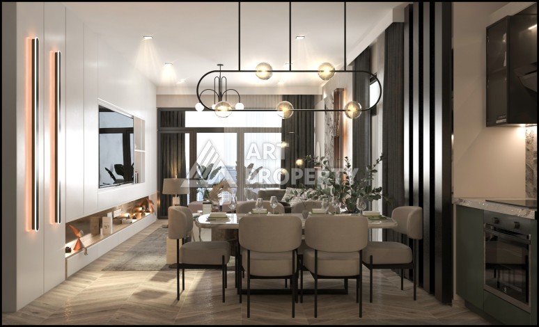 Квартиры 2+1 и 3+1 в 450 метрах от моря. Тедже, Мерсин. - Ракурс 16