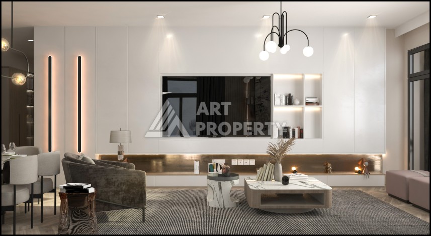 Квартиры 2+1 и 3+1 в 450 метрах от моря. Тедже, Мерсин. - Ракурс 18