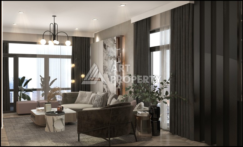 Квартиры 2+1 и 3+1 в 450 метрах от моря. Тедже, Мерсин. - Ракурс 20