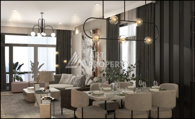 Квартиры 2+1 и 3+1 в 450 метрах от моря. Тедже, Мерсин. - Ракурс 22