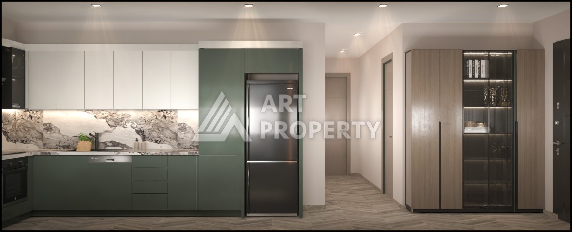 Квартиры 2+1 и 3+1 в 450 метрах от моря. Тедже, Мерсин. - Ракурс 23